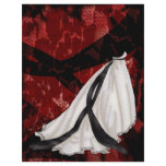 Black and White Wedding Gown Full Color Flyer