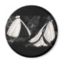Black and White Wedding Gown Refrigerator Magnets