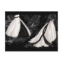 Black and White Wedding Gown Post Card