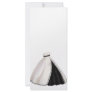 Black and White Wedding Gown Rack Card Template