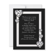 Black and White Wedding Invitation by nuclearswan Black and White Wedding Invitation