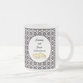 Black and White Wedding Mug mug