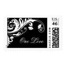 Black and White Wedding Postage postage by colourfuldesigns Black and White Wedding Postage postage