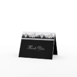 Black and white wedding set (Thank you card)
