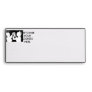 Black and white wedding veil by bride &bridesmaid envelope
