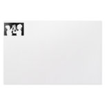 Black and white wedding veil by bride &amp;bridesmaid stationery paper