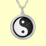Black and White Yin and Yang necklaces
