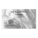 Black and White Yorkshire Terrier Yorkie Portrait Business Cards