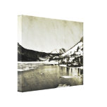 Black and White Yosemite Lake canvas prints