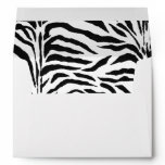 Black and White Zebra Envelopes