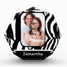 Black and white zebra print awards