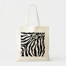 Black and White Zebra Print Bag