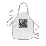 Black and White Zebra Print Pattern. Apron