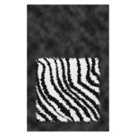 Black and White Zebra Print Pattern. Flyers