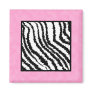 Black and White Zebra Print Pattern. Fridge Magnet