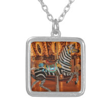 Black and White Zebra Products Pendants