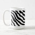 Black and White Zebra Stripe Mug