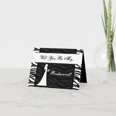 Black and white wedding party invitation cards Great way to ask friends and