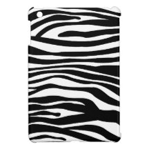 Black and White Zebra stripes animal print iPad Mini Covers