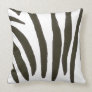 Black and white Zebra Stripes Pillow