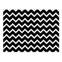 Black and White Zig Zag Pattern. Postcards