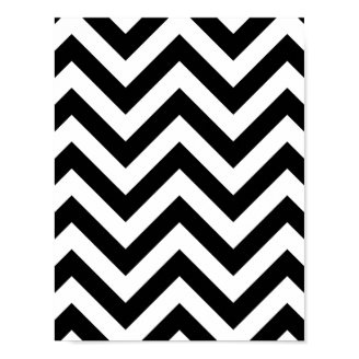 Black and white Zigzag Chevron Pattern Print