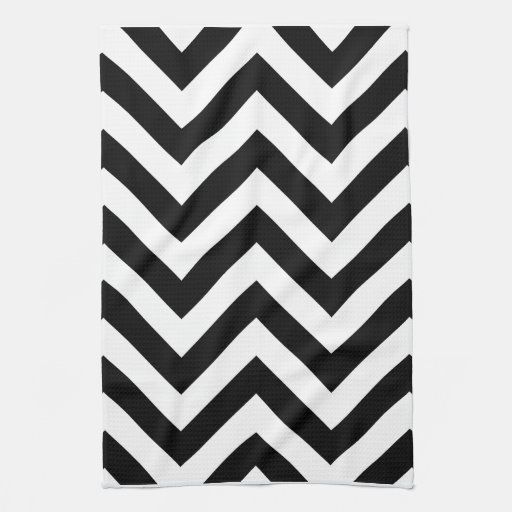 Black And White Pattern Towels | black and white zigzag chevrons pattern kitchen towel zazzle Black And White Pattern Towels | black and white zigzag chevrons pattern kitchen towel zazzle