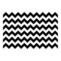 Black and White Zigzag posters