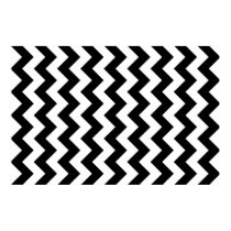 Black and White Zigzag posters