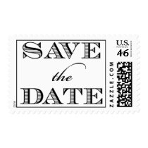 Black and WhiteSave the Date Stamps