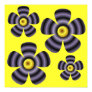 black and yellow flowers
