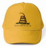Black and Yellow Gadsden Flag, Don't Tread on Me! hats