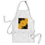Black and yellow lilly summer aprons
