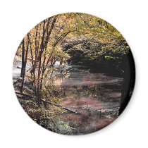 Black and Yellow Refrigerator Magnets