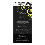 Black and Yellow Reverse Swirl rack cards
