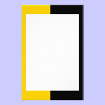 Black and Yellow Stationery stationery