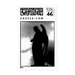 Black Angel Postage Stamp