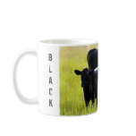Black Angus Pair in Field Mugs