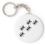 black ant trail keychain