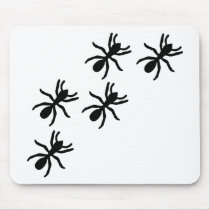 black ant trail mouse mats