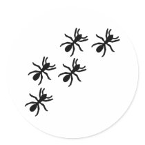 black ant trail stickers
