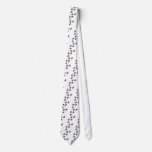 black ant trail neck tie