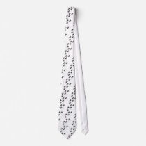 black ant trail neck tie