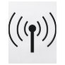 black antenna icon flyer