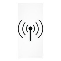 black antenna icon rack cards