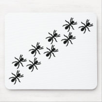 black ants trail mouse pads
