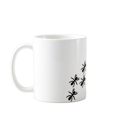black ants trail coffee mug by Tomaniac