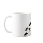 black ants trail coffee mug