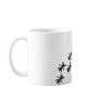 black ants trail coffee mug