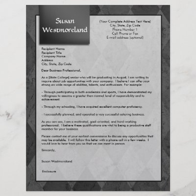 cover letter template for resume. Customize your cover letter